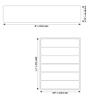Product#6166 8" x 1.75 "
