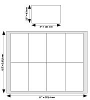 Product#9431-Letter-Size 4" x 2.5"